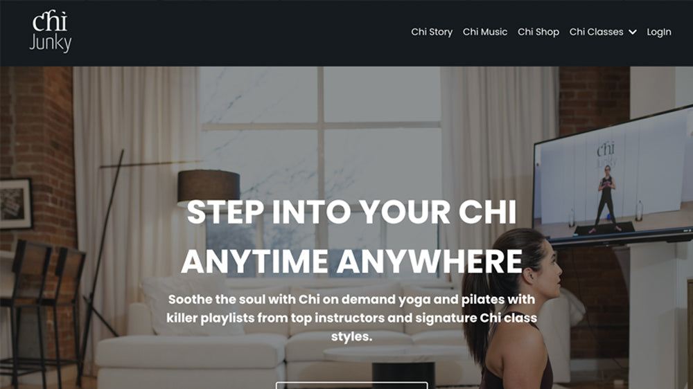 Chi On Demand Yoga - Kajabi Website Design